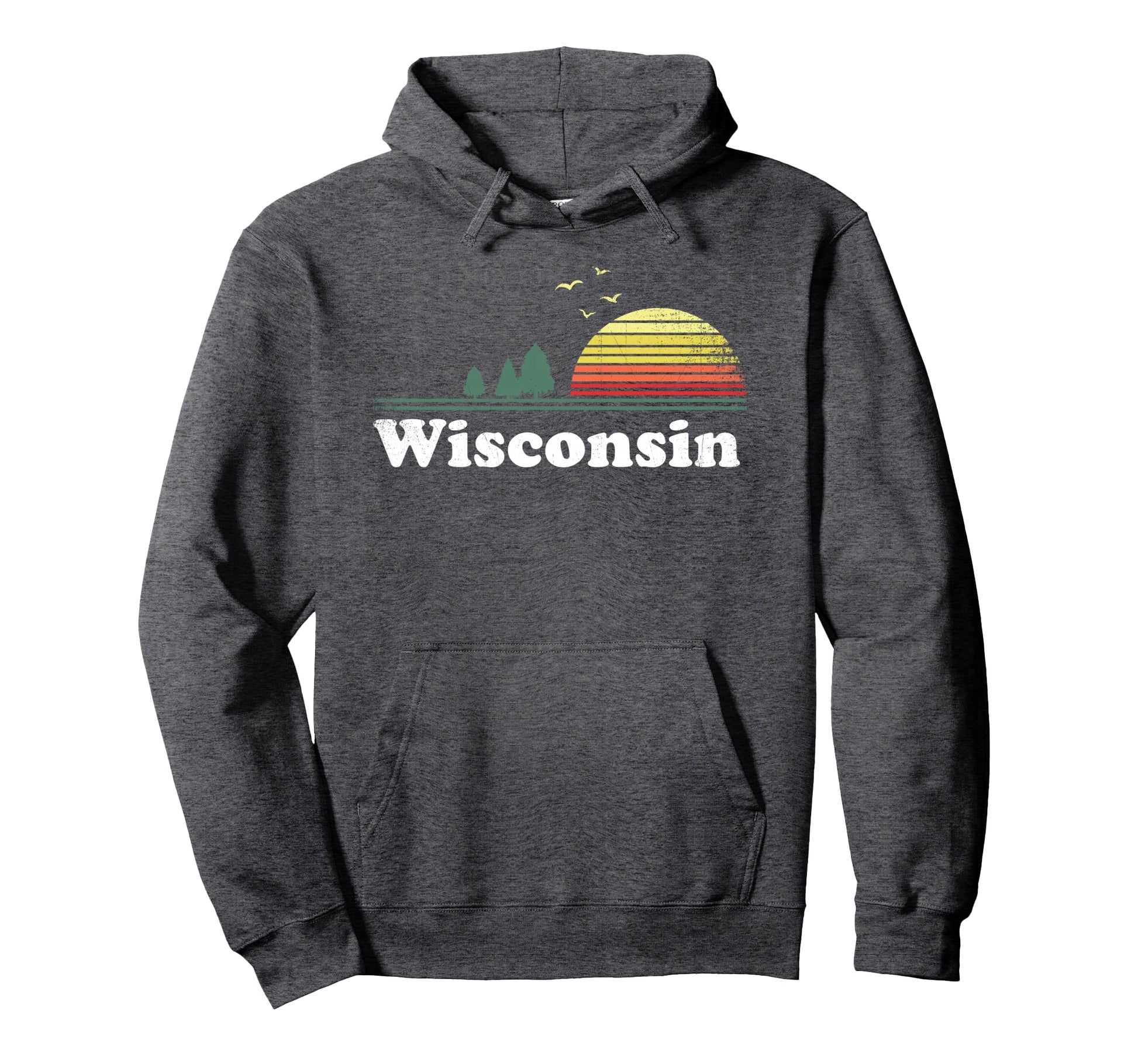 Wisconsin State Park Wi Home Hoodie - Minimalist Print Men Women - T-Shirt, Sweatshirt, Hoodie