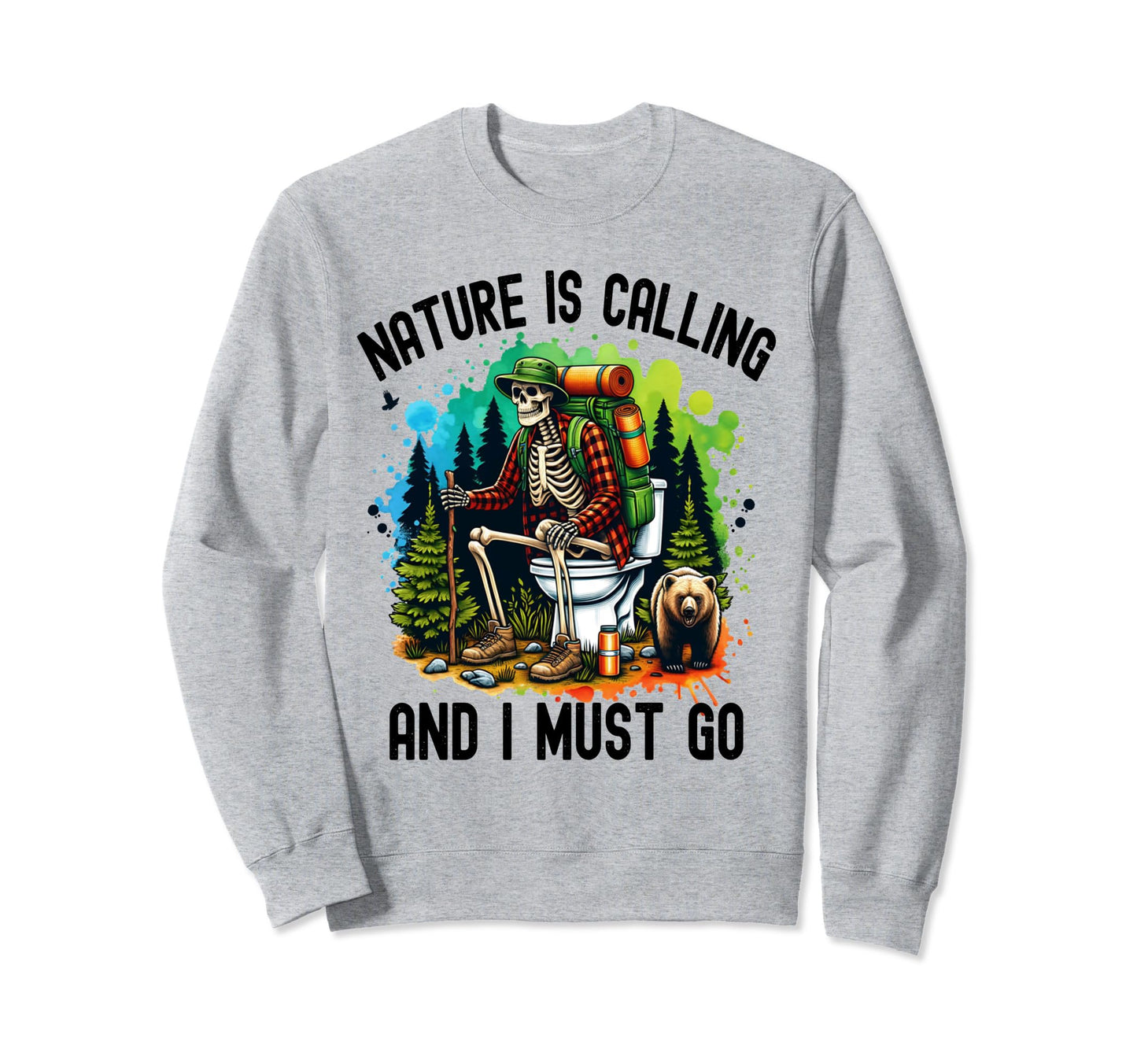 Funny Dad Shit Camping Hunting Fishing Sweatshirt - Novelty Apparel Unisex - T-Shirt, Sweatshirt, Hoodie