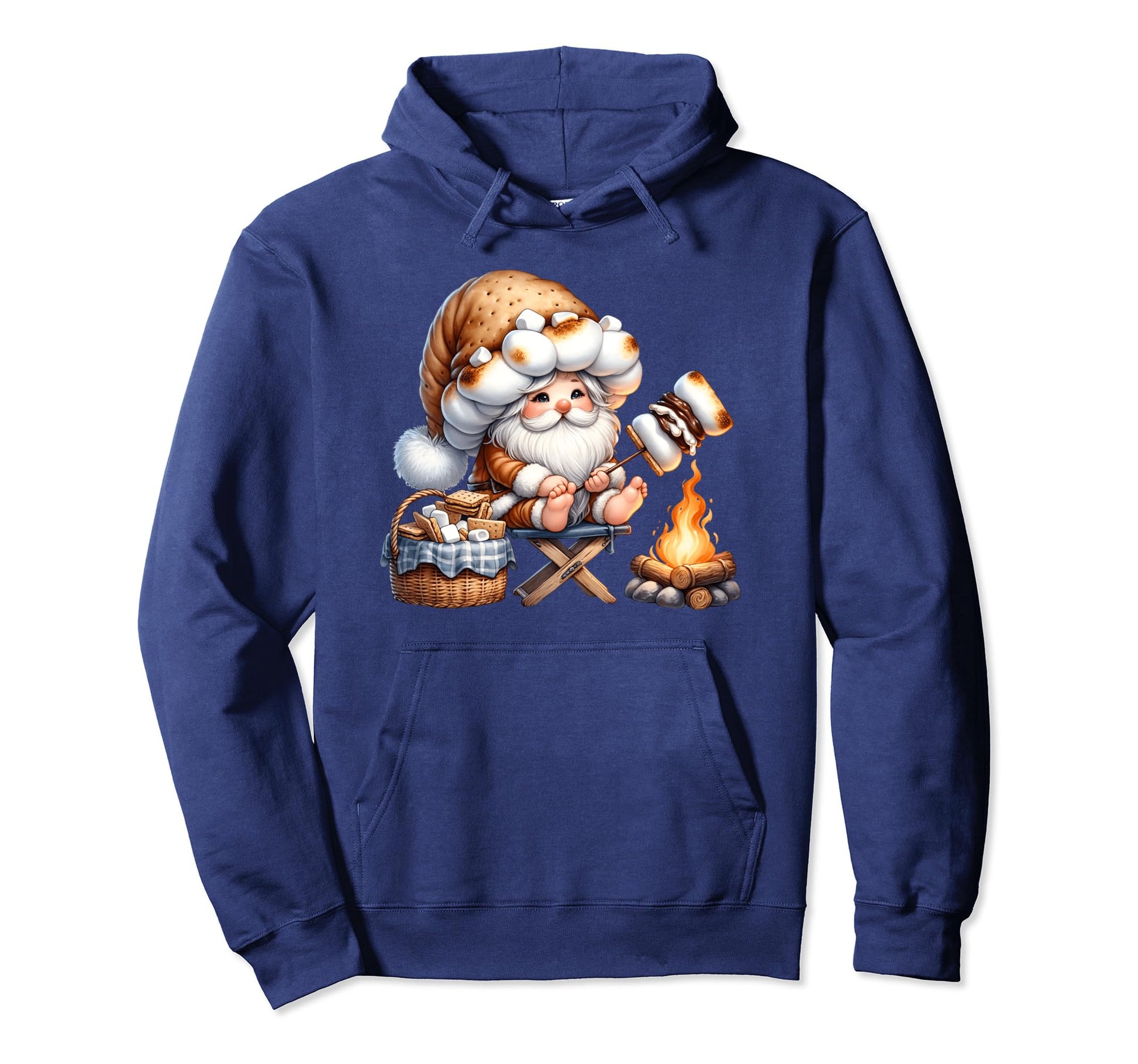 Retirement Gnome Dad Grandpa Life Smores Hoodie - Minimalist Print Unisex - T-Shirt, Sweatshirt, Hoodie
