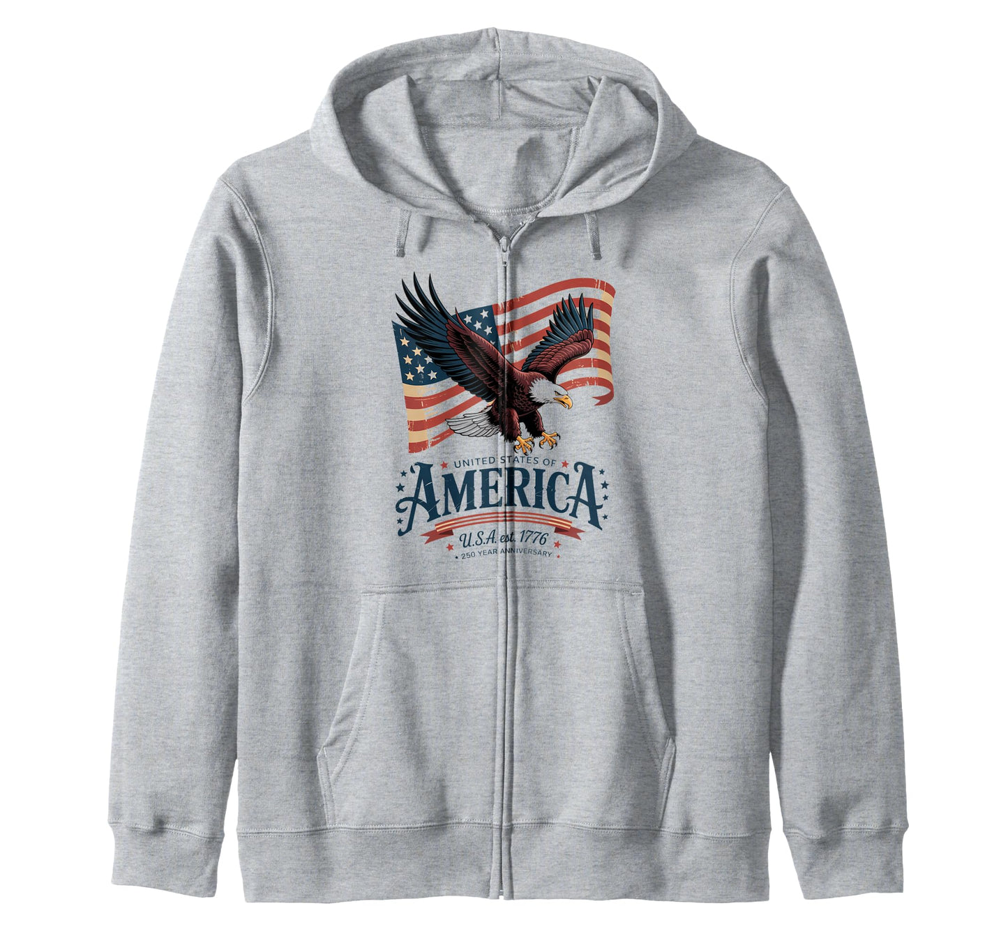 United States 250 Year Sweatshirt - Aesthetic Graphic for Adults - T-Shirt, Sweatshirt, Hoodie