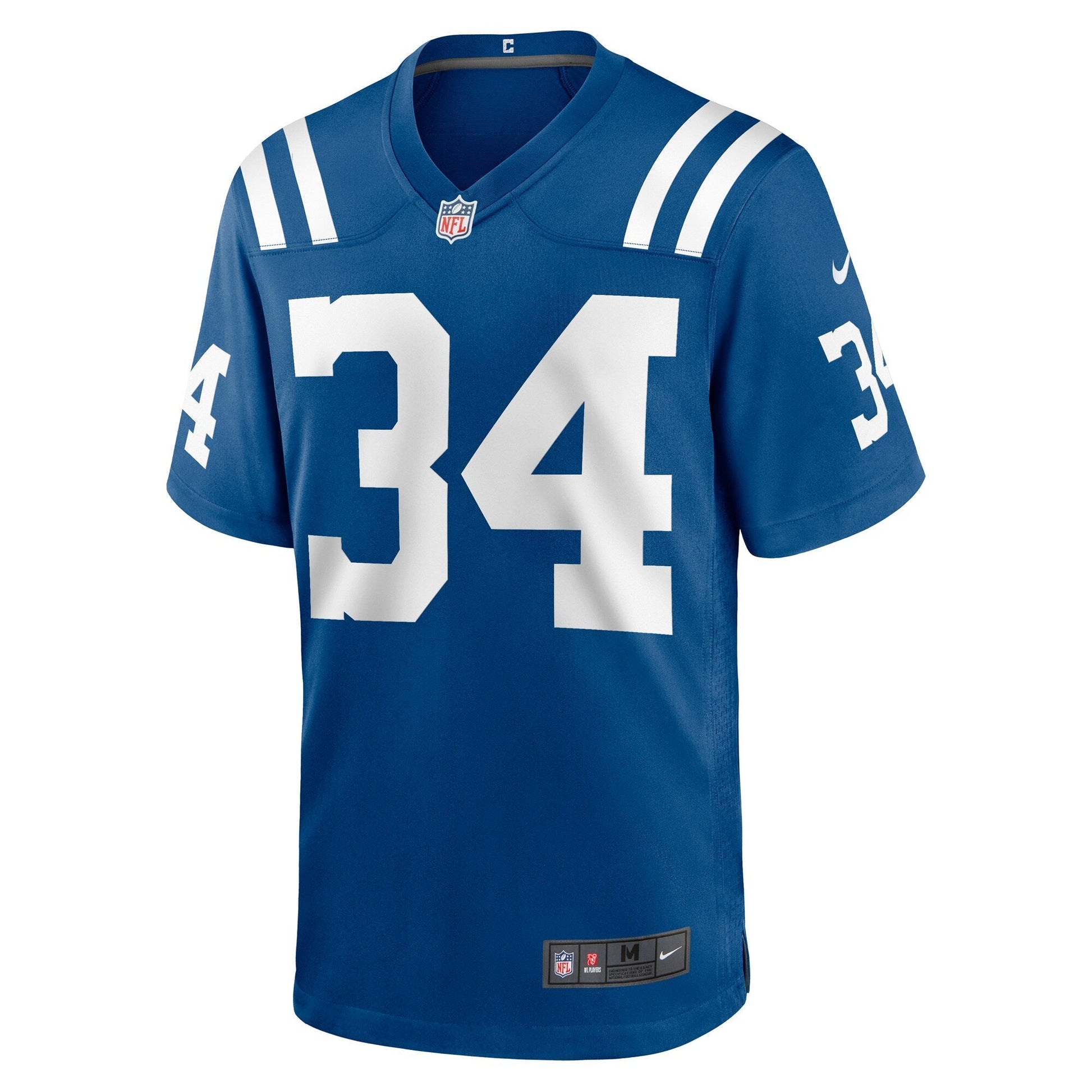 Jake Funk Indianapolis Colts Team Game Jersey - Royal football jersey product view 2