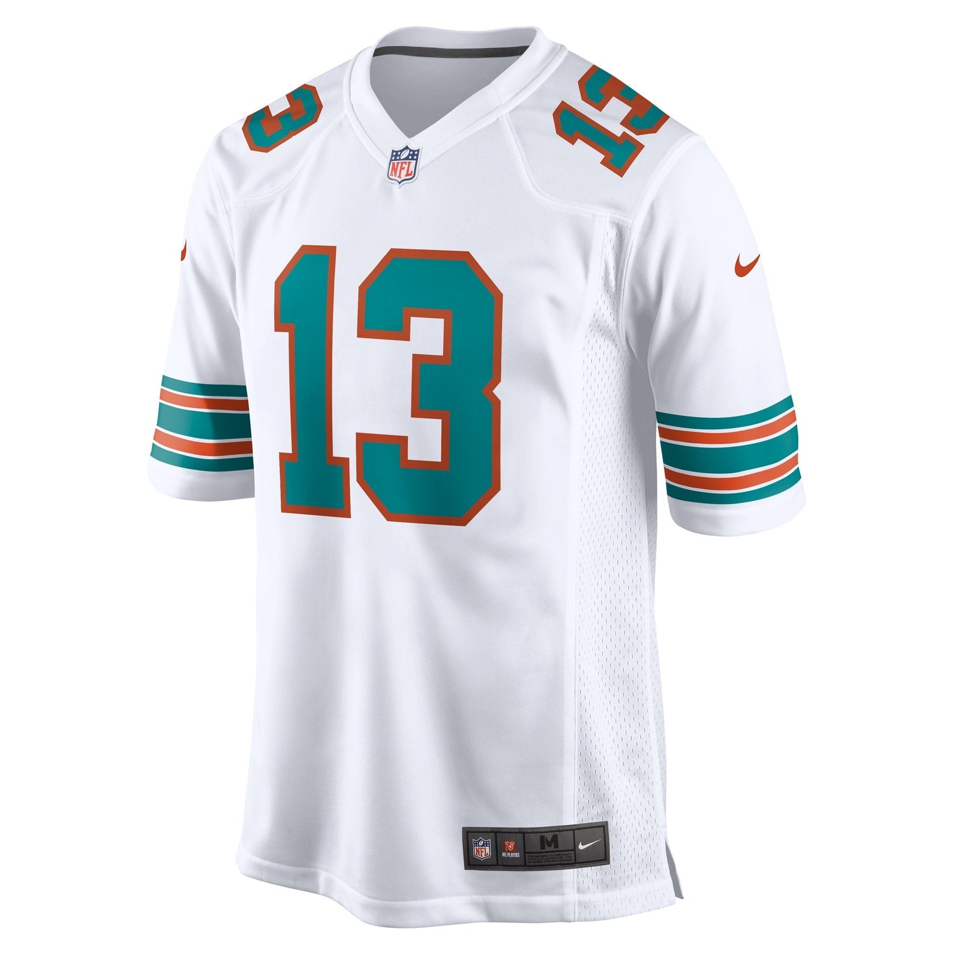 Miami Dolphins Dan Marino White Retired Player Jersey football jersey product view 2