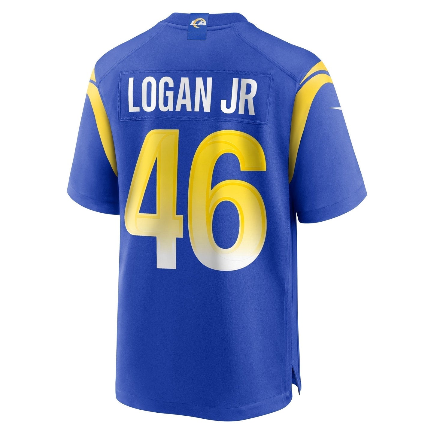 Kenny Logan Jr. Los Angeles Rams Game Jersey - Royal football jersey product view 3