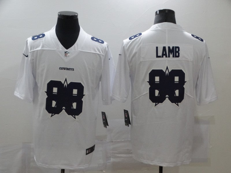 Men's Dallas Cowboys CeeDee Lamb #88 White Authentic Game Jersey1 football jersey product view 1
