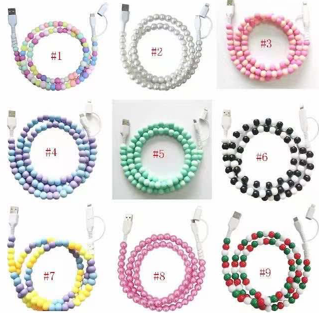 Beaded Phone Charging Cables Unisex T-shirt, Sweatshirt, Hoodie, Long Sleeve Tee - T-Shirt, Sweatshirt, Hoodie