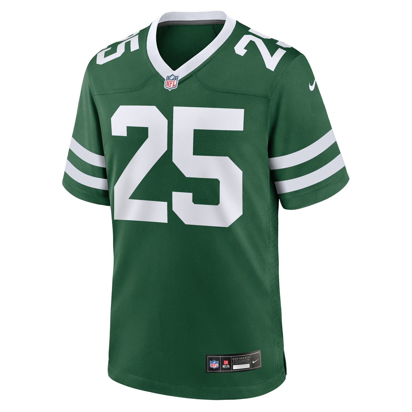 Israel Abanikanda New York Jets Team Game Jersey - Legacy Green football jersey product view 2