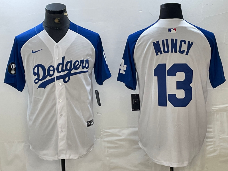 Men's Los Angeles Dodgers Max Muncy White Limited Jersey baseball jersey product view 1