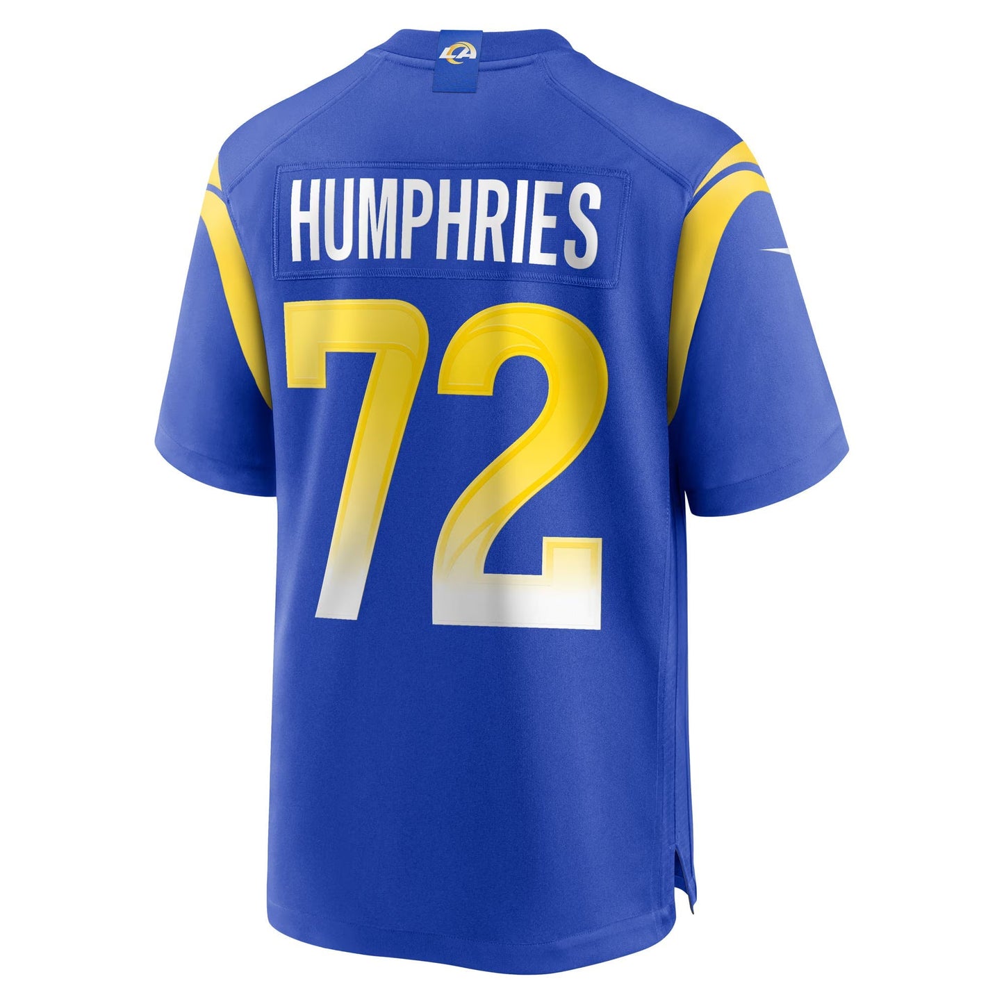 Los Angeles Rams D.J. Humphries Royal Team Game Jersey football jersey product view 2