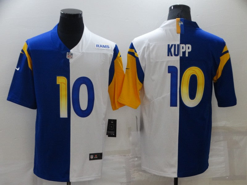 Men's Los Angeles Rams Cooper Kupp #10 Blue/White Game Jersey1 football jersey product view 1