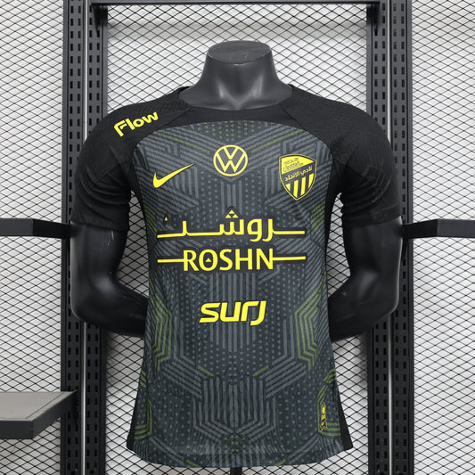 2026 Jeddah Second Away Black Advertisement Version Player Jersey sports jersey product view 1