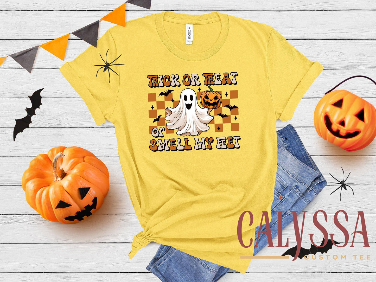 Cute Ghost Halloween Shirt - Trick or Treat Party Tee Unisex T-shirt, Sweatshirt, Hoodie, Long Sleeve Tee - T-Shirt, Sweatshirt, Hoodie