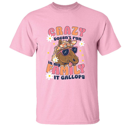 2695 Crazy Family Light Pink Unisex T-shirt, Sweatshirt, Hoodie, Long Sleeve Tee - T-Shirt, Sweatshirt, Hoodie