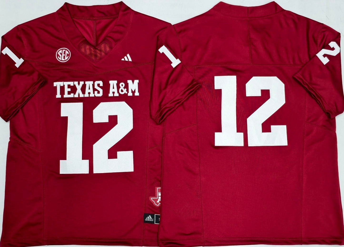 Men's Texas A&M Aggies Red Player Blank Jersey sports jersey product view 1