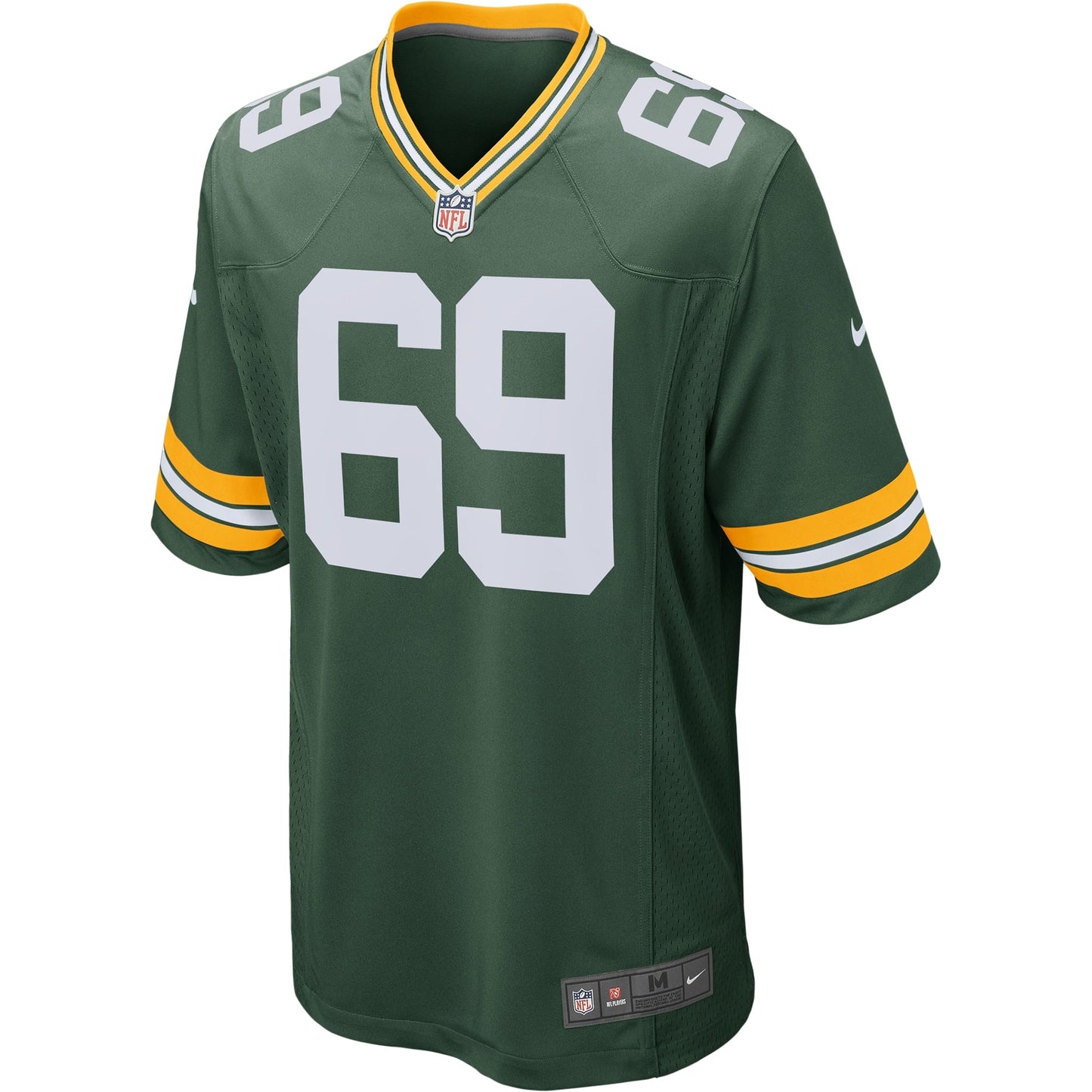 David Bakhtiari Green Bay Packers Game Jersey - Green football jersey product view 2