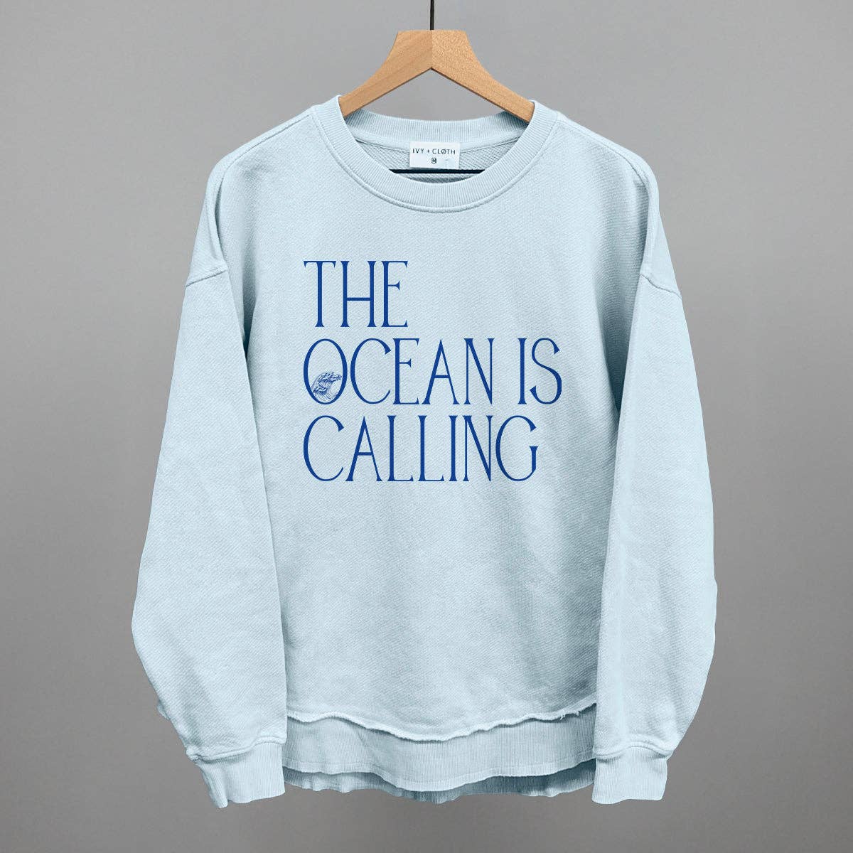 The Ocean Is Calling (Blue) Unisex T-shirt, Sweatshirt, Hoodie, Long Sleeve Tee - T-Shirt, Sweatshirt, Hoodie