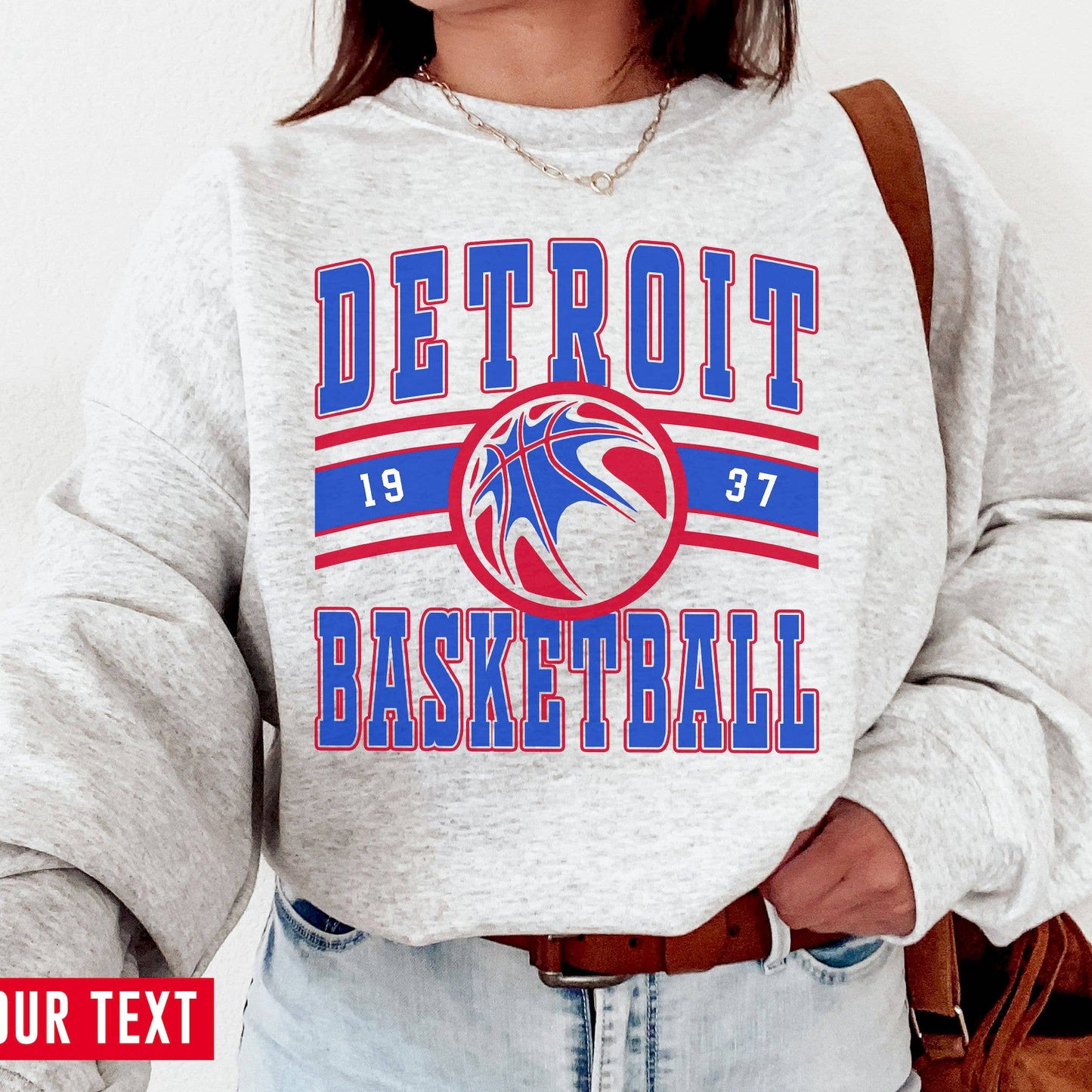 Vintage Detroit Pistons Basketball T- Sweatshirt  Retro Fan Unisex T-shirt, Sweatshirt, Hoodie, Long Sleeve Tee - T-Shirt, Sweatshirt, Hoodie