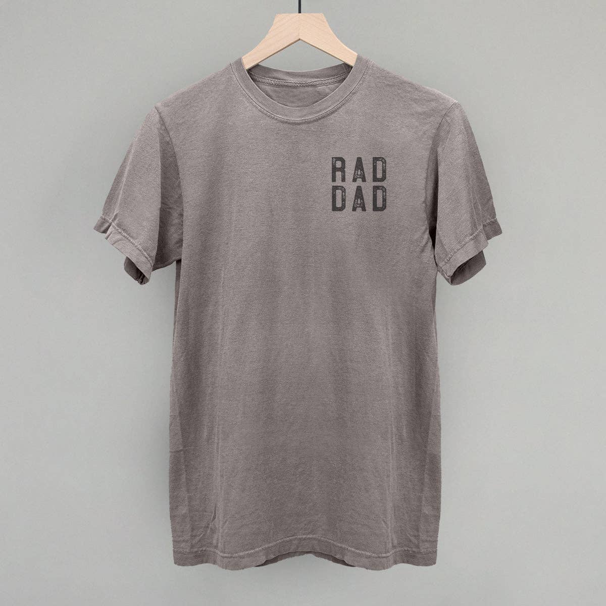 Rad Dad (Left Chest) Unisex T-shirt, Sweatshirt, Hoodie, Long Sleeve Tee - T-Shirt, Sweatshirt, Hoodie