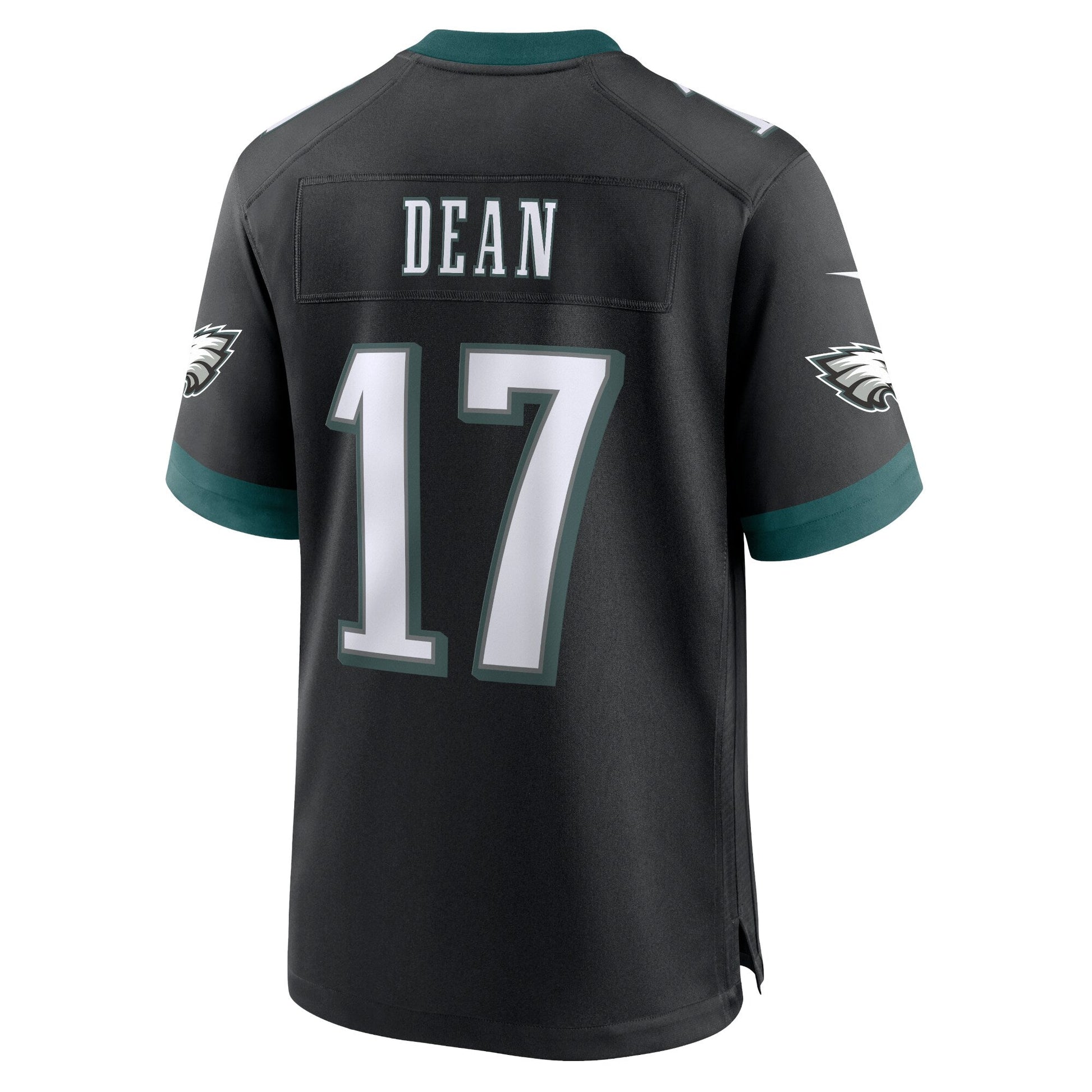 Nakobe Dean Philadelphia Eagles Alternate Game Jersey - Black football jersey product view 3