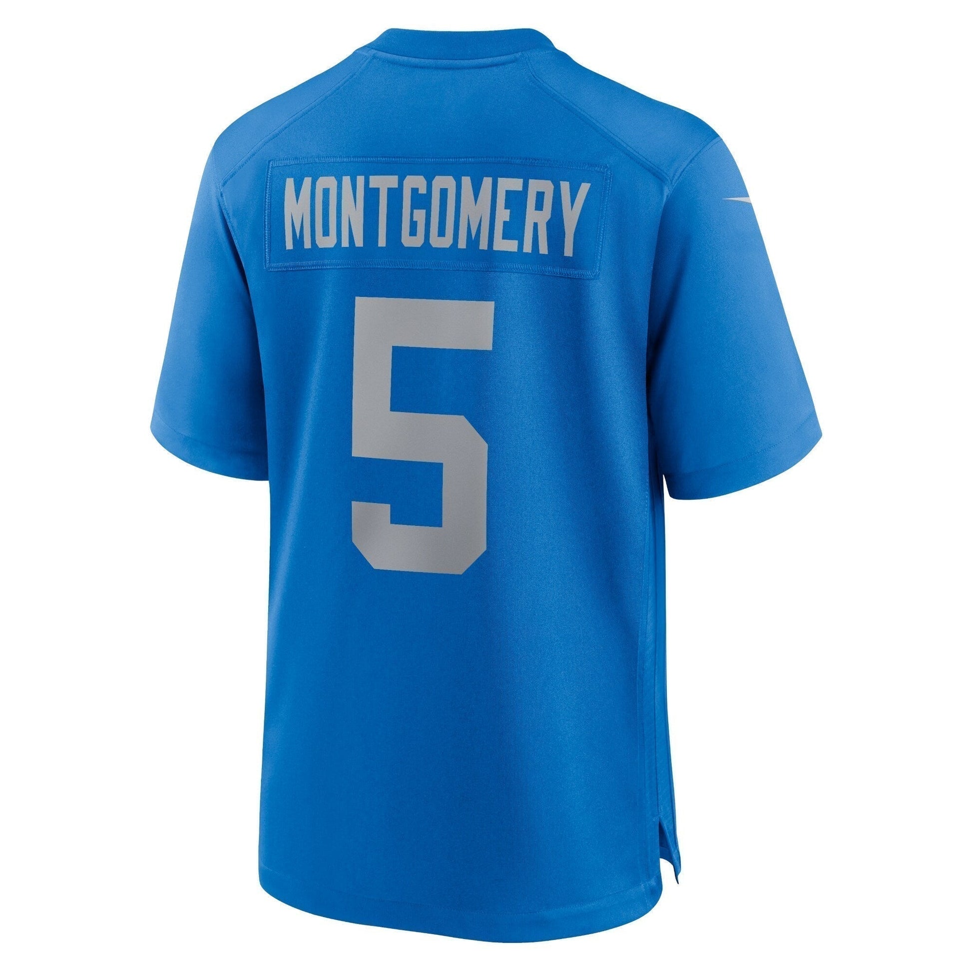 David Montgomery Detroit Lions Alternate Game Jersey - Blue football jersey product view 3