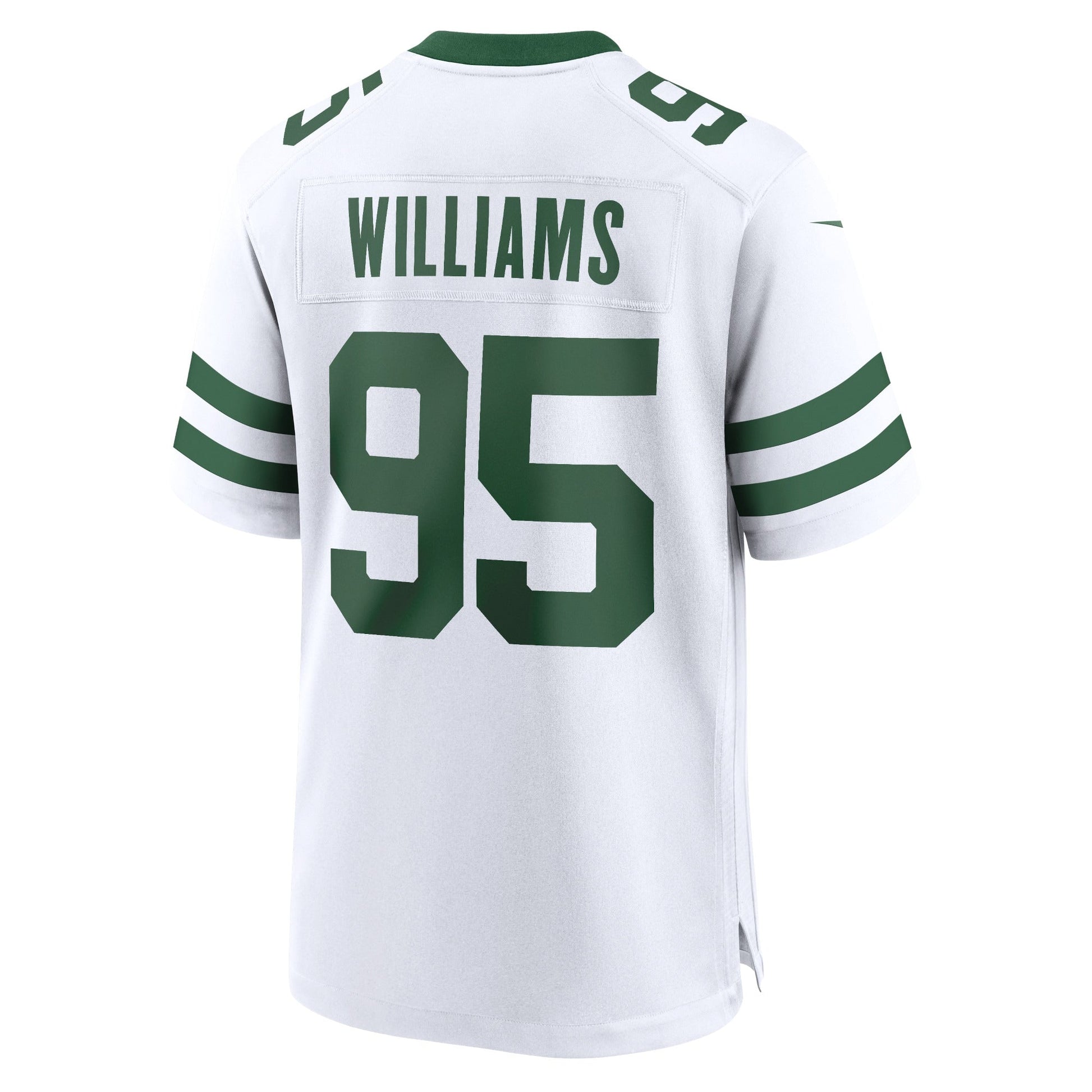 Quinnen Williams New York Jets Game Jersey - Legacy White football jersey product view 3