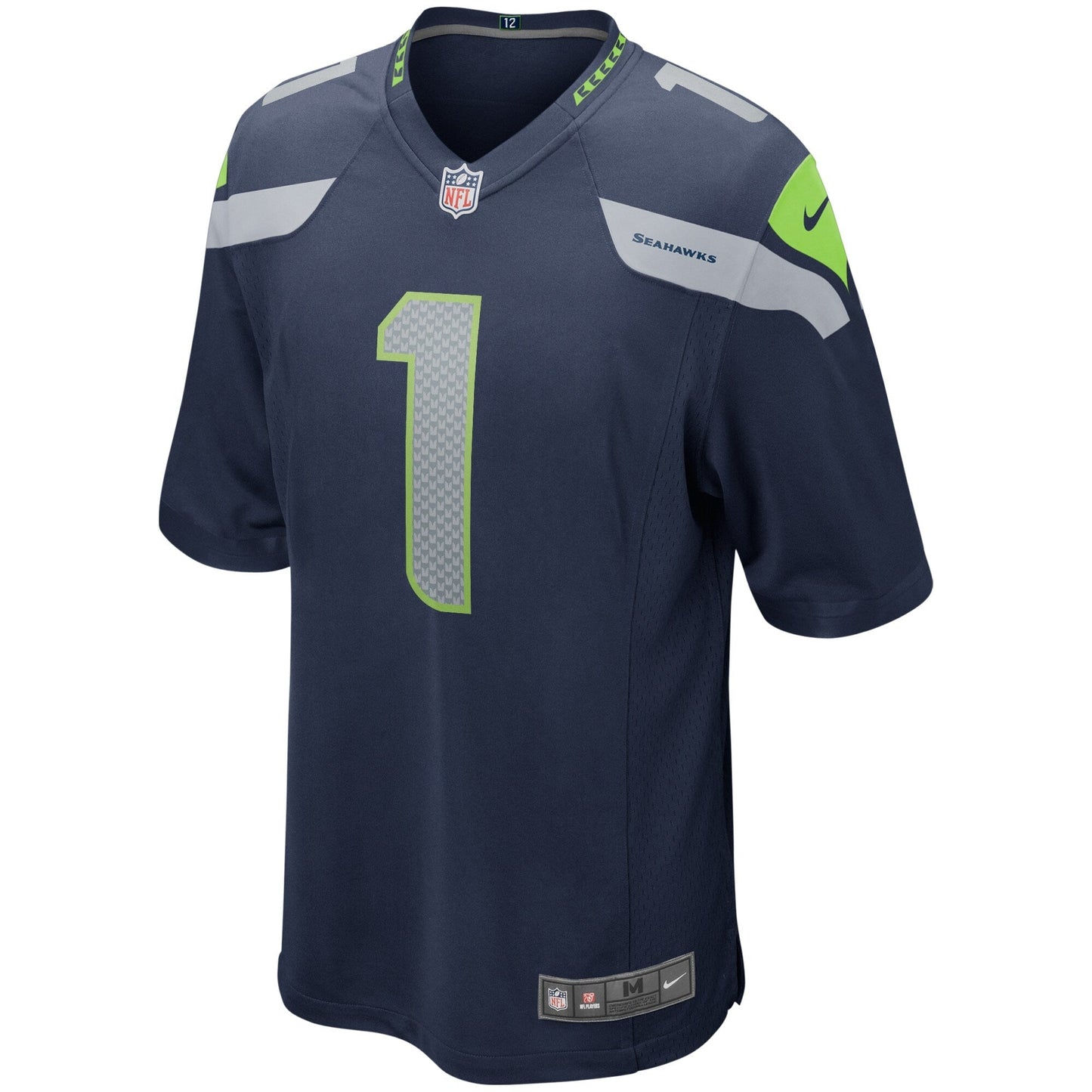 Warren Moon Seattle Seahawks Game Retired Jersey - College Navy football jersey product view 2