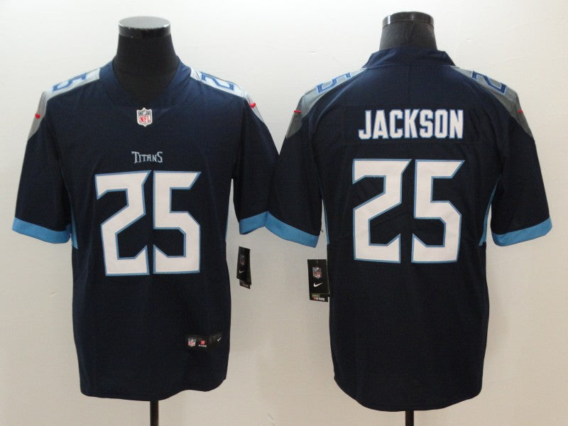 Men's Tennessee Titans Adoree Jackson Navy Game Jersey football jersey product view 1