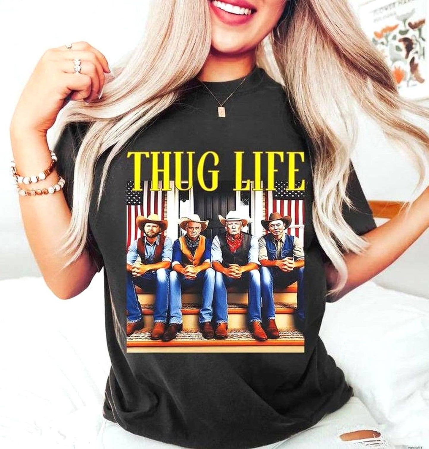 Trump 2024 Election Thug Life Vance Kennedy Shirt Unisex T-shirt, Sweatshirt, Hoodie, Long Sleeve Tee - T-Shirt, Sweatshirt, Hoodie
