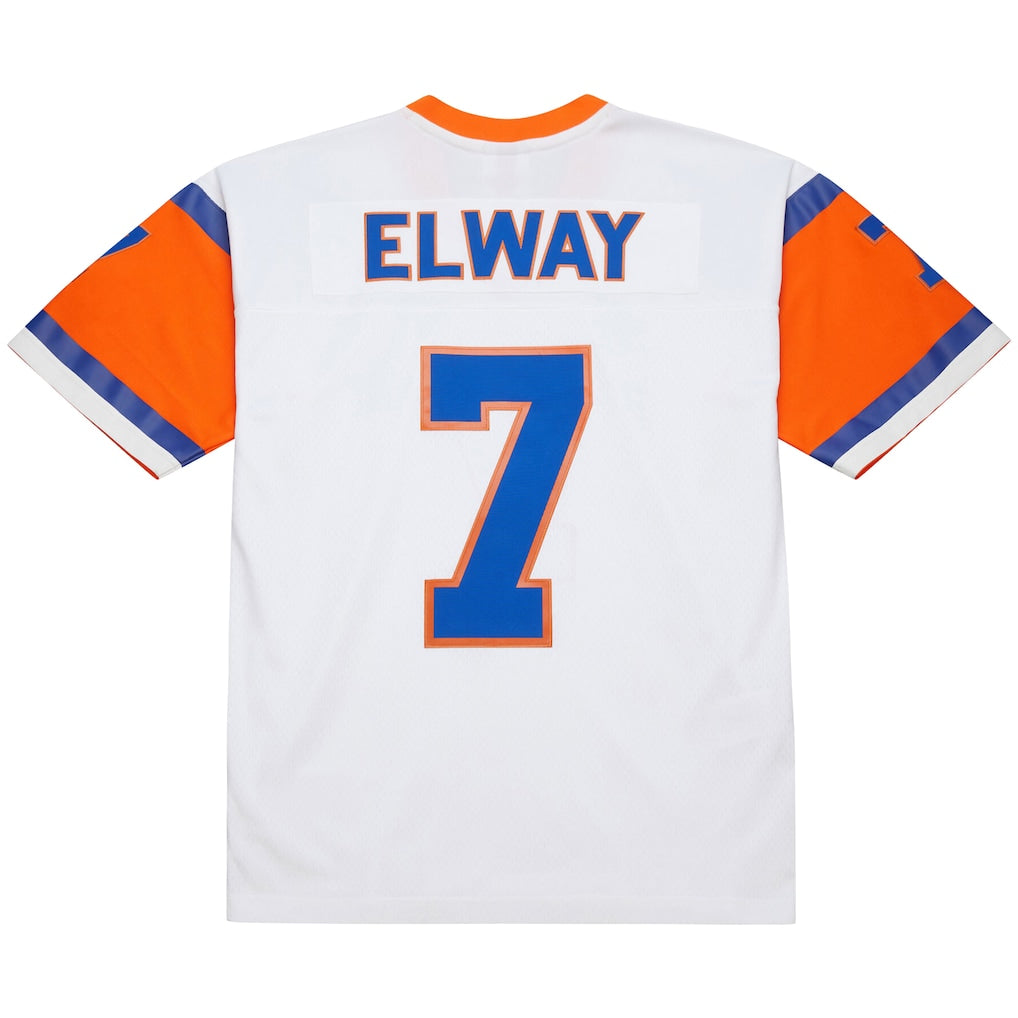 D.Broncos #7 John Elway White 1994 Legacy Replica Jersey football jersey product view 1