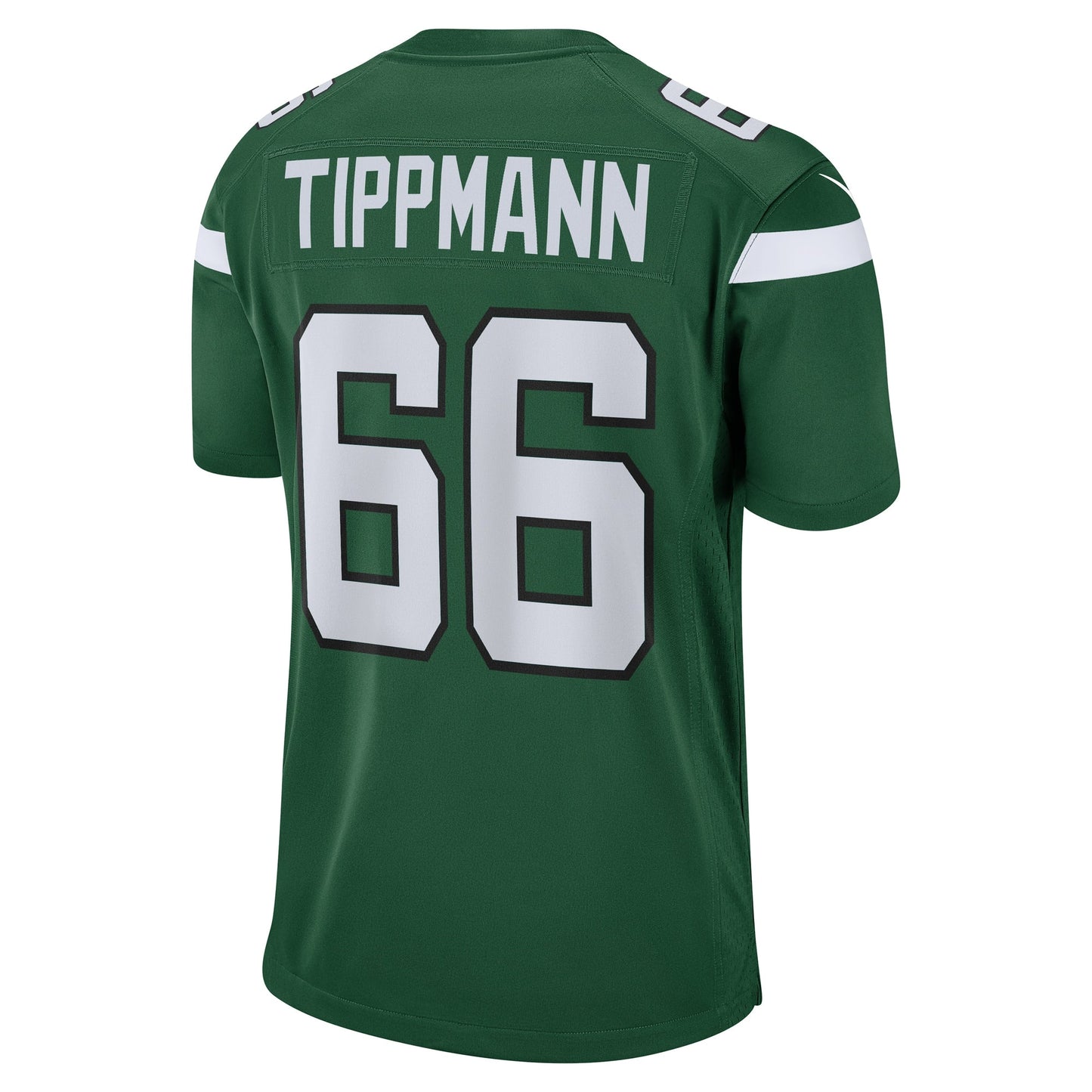 Joe Tippmann New York Jets Game Jersey - Gotham Green football jersey product view 3