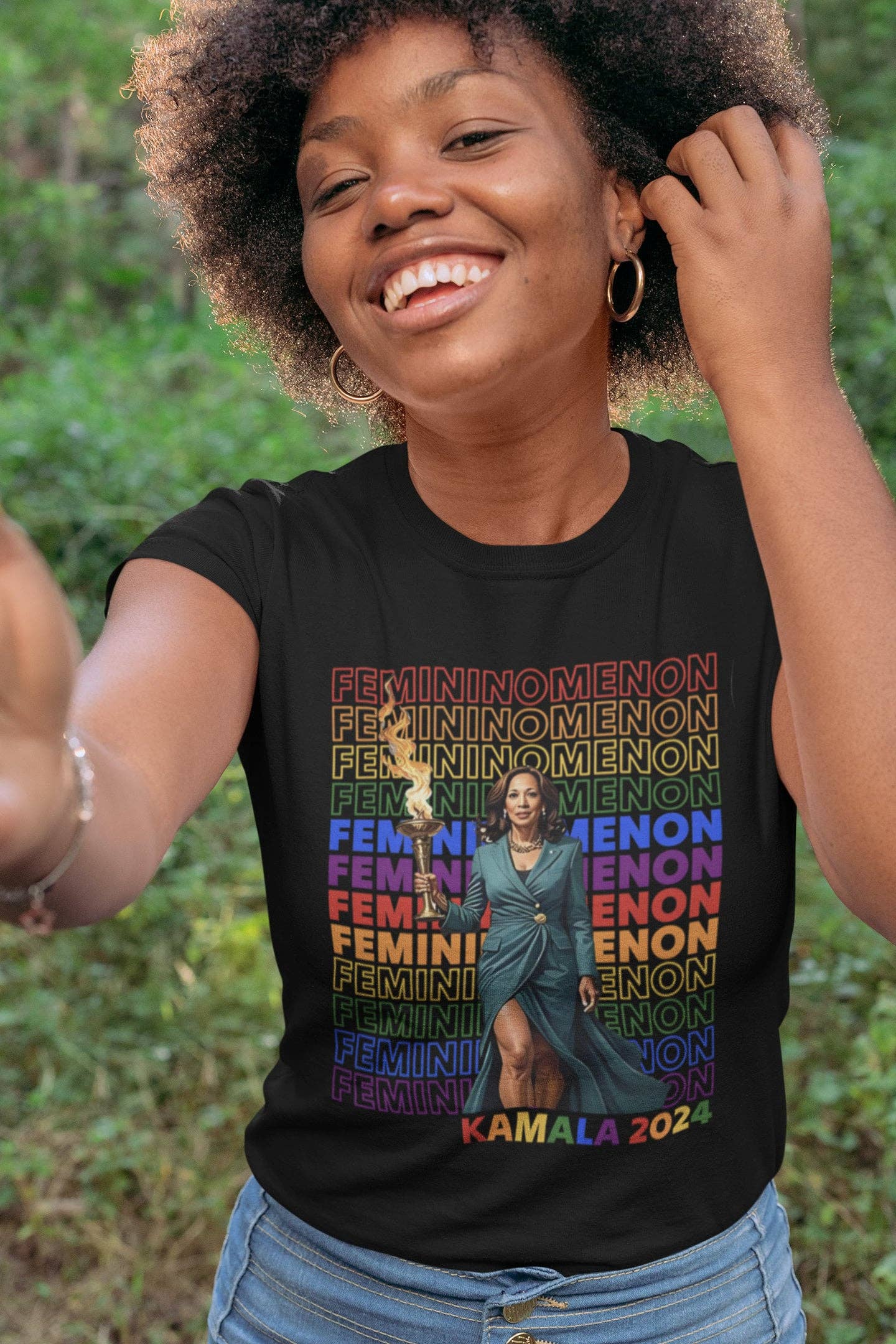 Femininomenon Kamala Rainbow Shirt  Feminist Tee For Women Unisex T-shirt, Sweatshirt, Hoodie, Long Sleeve Tee - T-Shirt, Sweatshirt, Hoodie
