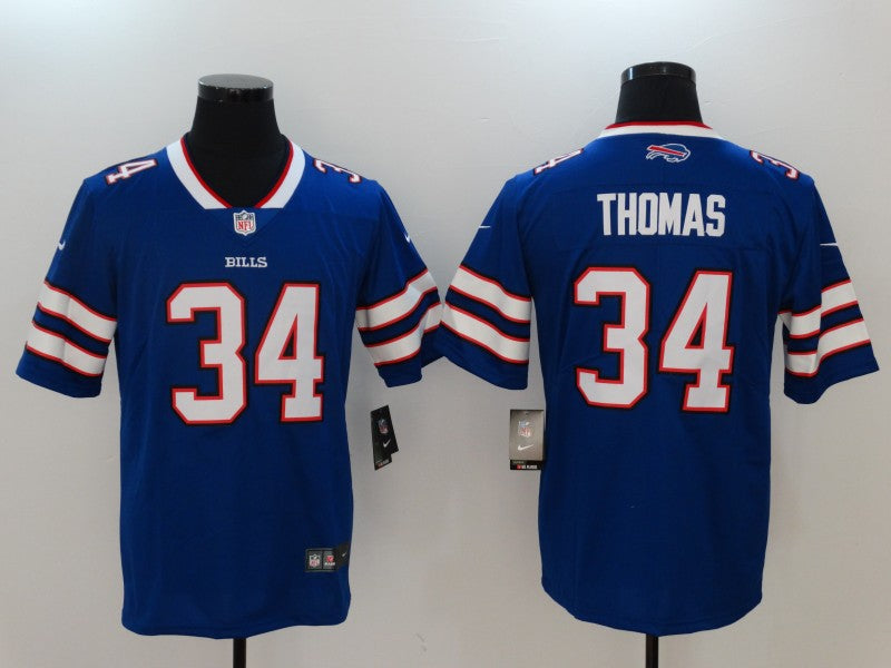 Men's Buffalo Bills Thurman Thomas Blue Game Player Jersey football jersey product view 1