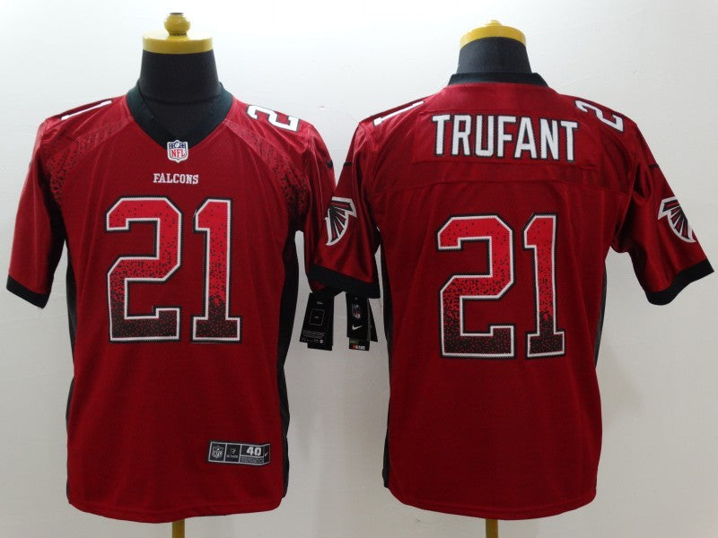 Men's Atlanta Falcons Desmond Trufant #21 Red Game Jersey1 football jersey product view 1