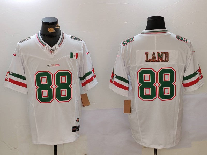 Men's Dallas Cowboys CeeDee Lamb White Vapor F.U.S.E. Limited Jersey football jersey product view 1