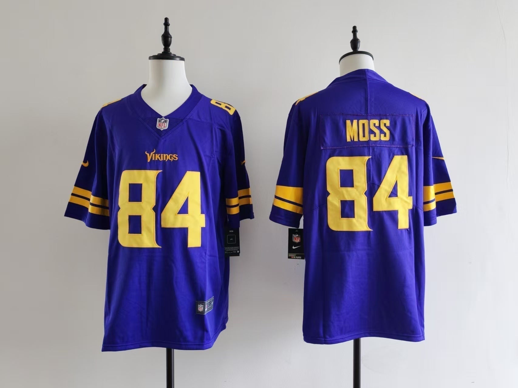 Men's Minnesota Vikings Randy Moss Jersey - Purple football jersey product view 1