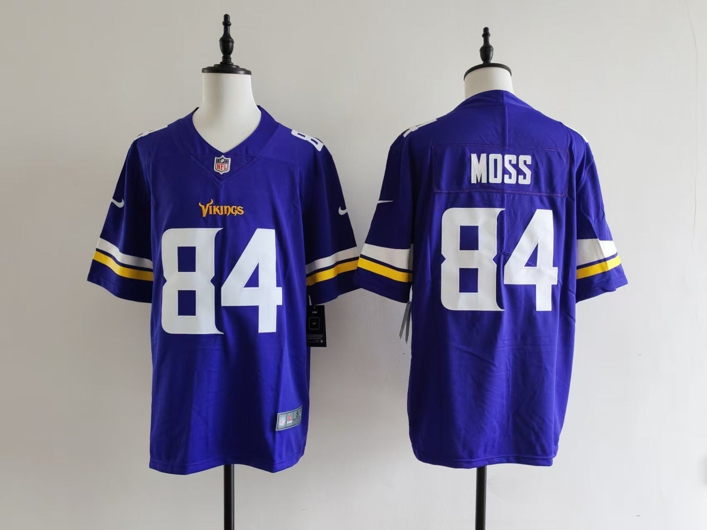Men's Minnesota Vikings Randy Moss Jersey - Purple#84 football jersey product view 1