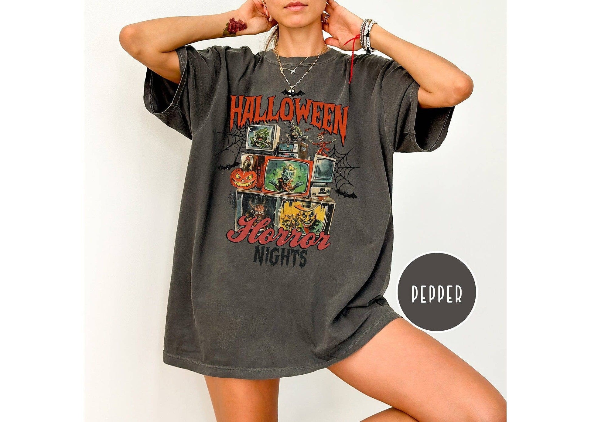 Halloween Horror Nights Movie Party Shirt Gift Sweater Unisex T-shirt, Sweatshirt, Hoodie, Long Sleeve Tee - T-Shirt, Sweatshirt, Hoodie
