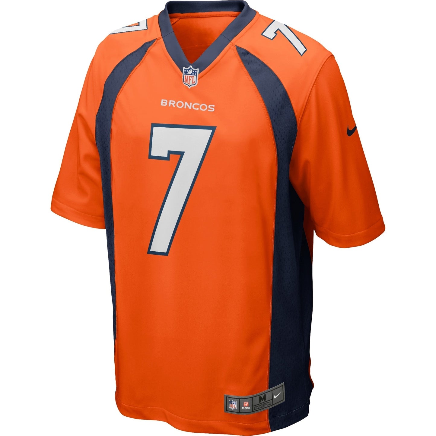 Craig Morton Denver Broncos Game Retired Jersey - Orange football jersey product view 2