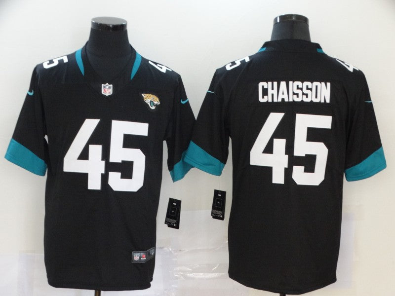 Men's Jacksonville Jaguars K'Lavon Chaisson Black Game Jersey football jersey product view 1