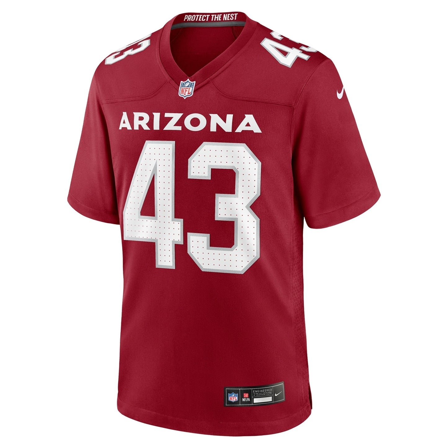 Jesse Luketa Arizona Cardinals Team Game Jersey - Cardinal football jersey product view 2