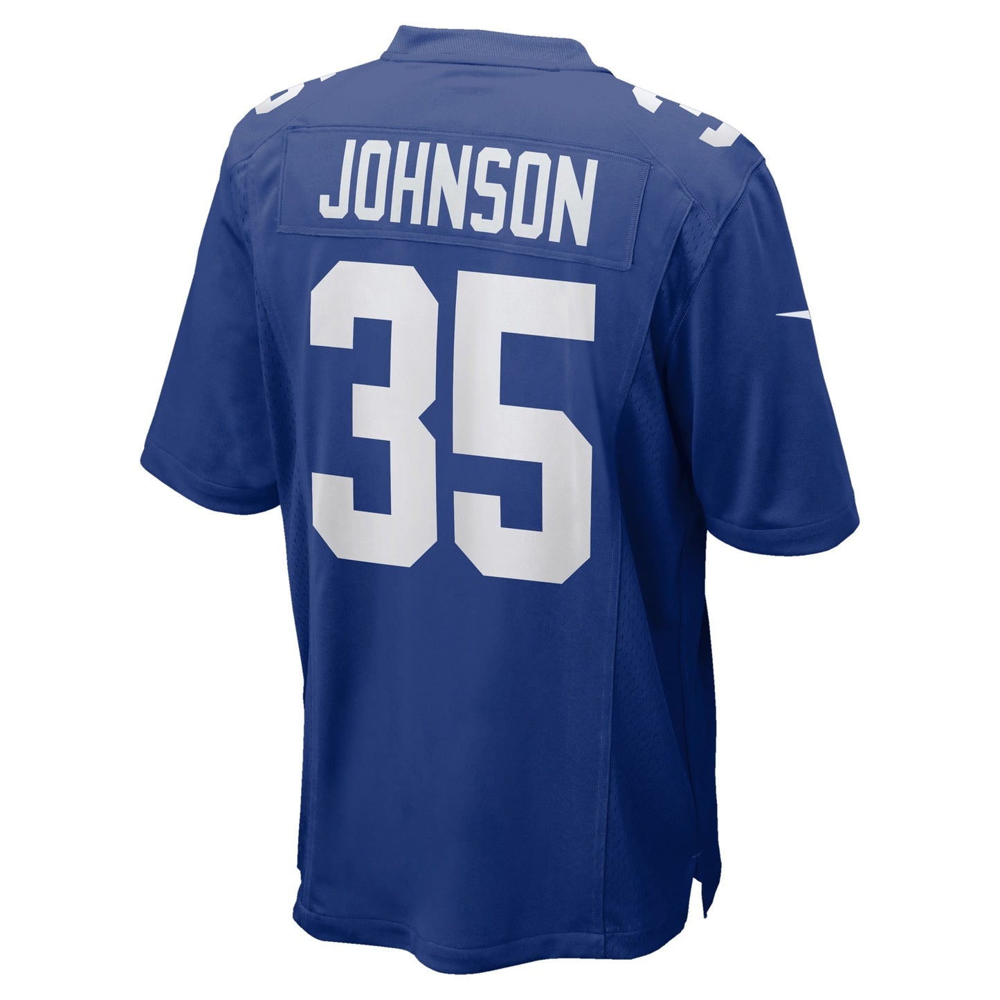 Leonard Johnson New York Giants Game Jersey - Royal football jersey product view 3