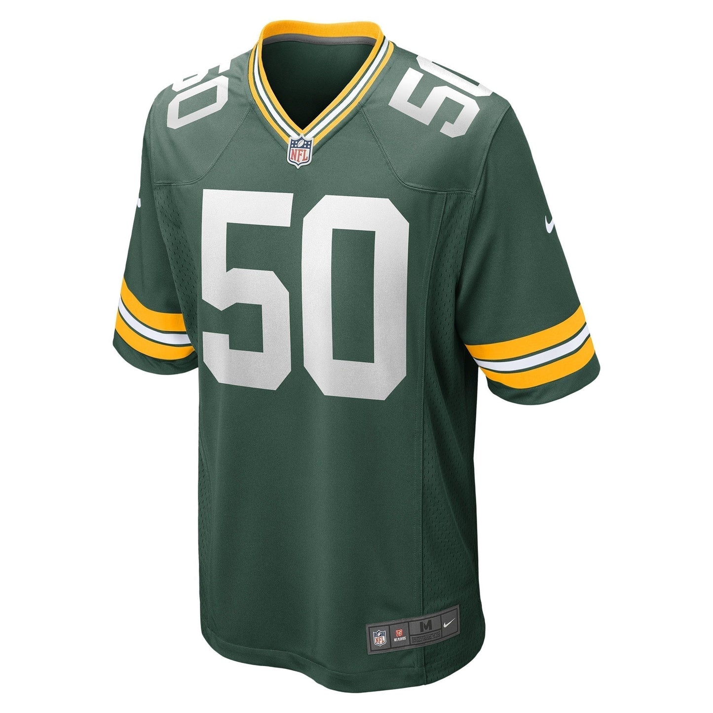 Zach Tom Green Bay Packers Game Jersey - Green football jersey product view 2