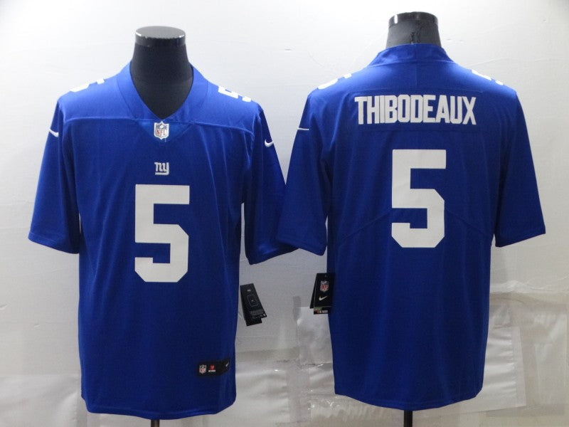 Men's New York Giants Kayvon Thibodeaux Blue Game Jersey football jersey product view 1