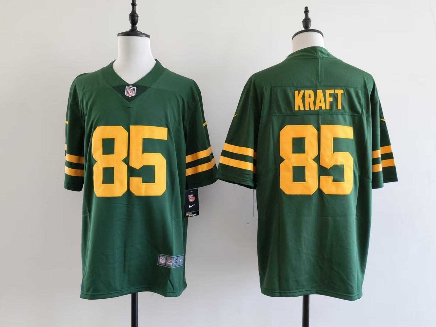 Men's Green Bay Packers Tucker Kraft Jersey football jersey product view 1