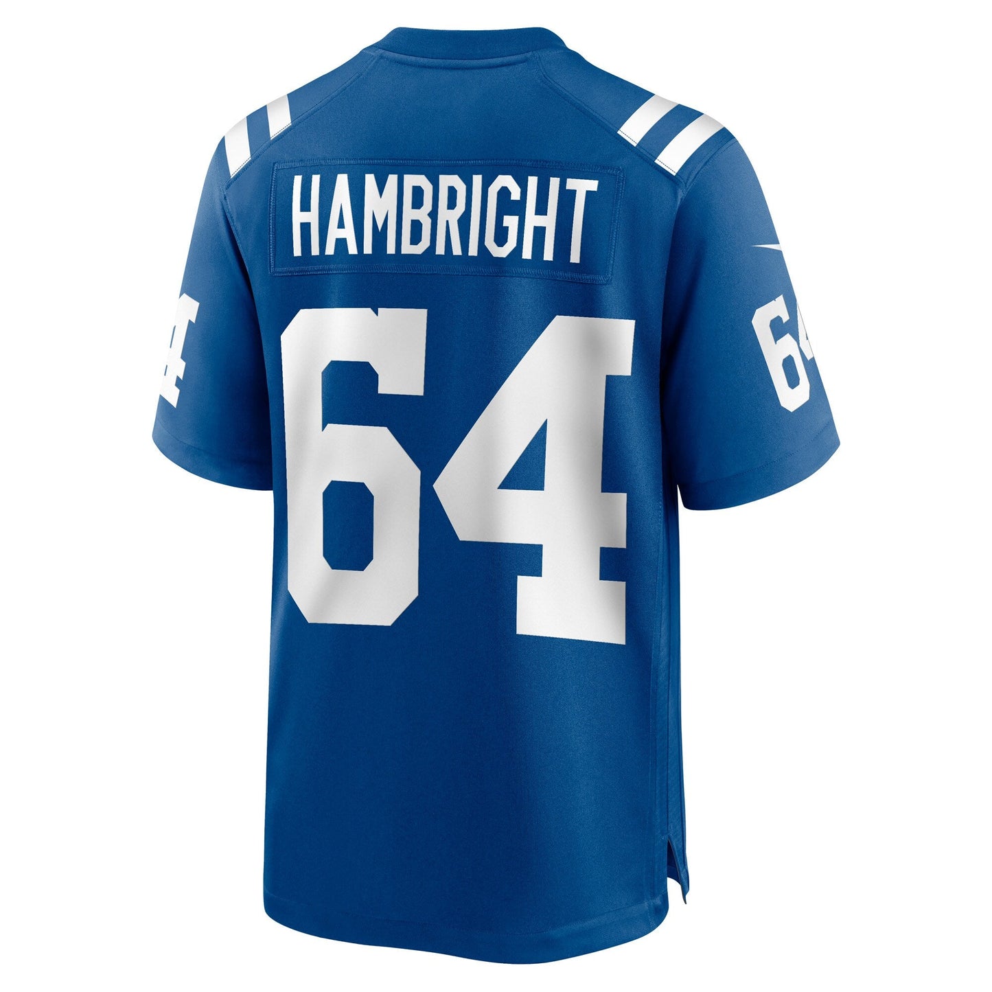 Arlington Hambright Indianapolis Colts Game Jersey - Royal football jersey product view 3