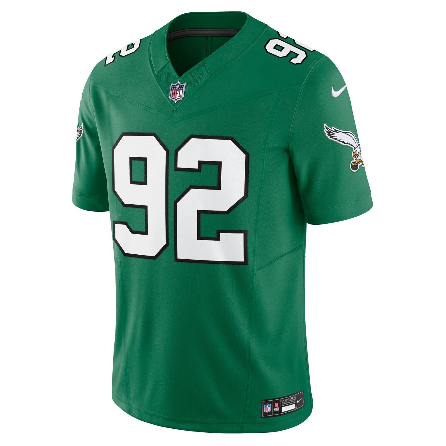 Reggie White Philadelphia Eagles Alternate Vapor F.U.S.E. Limited Jersey - Kelly Green football jersey product view 2