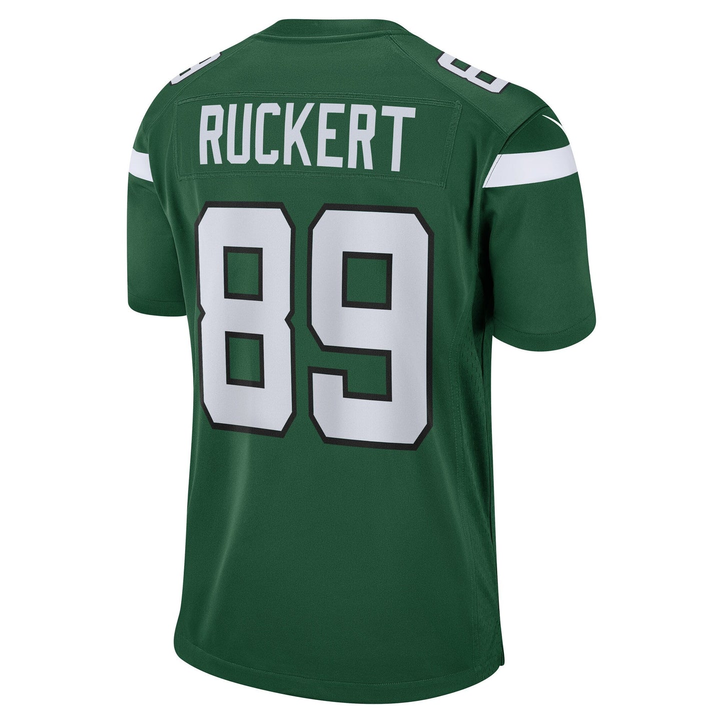 Jeremy Ruckert New York Jets Game Jersey - Gotham Green football jersey product view 3