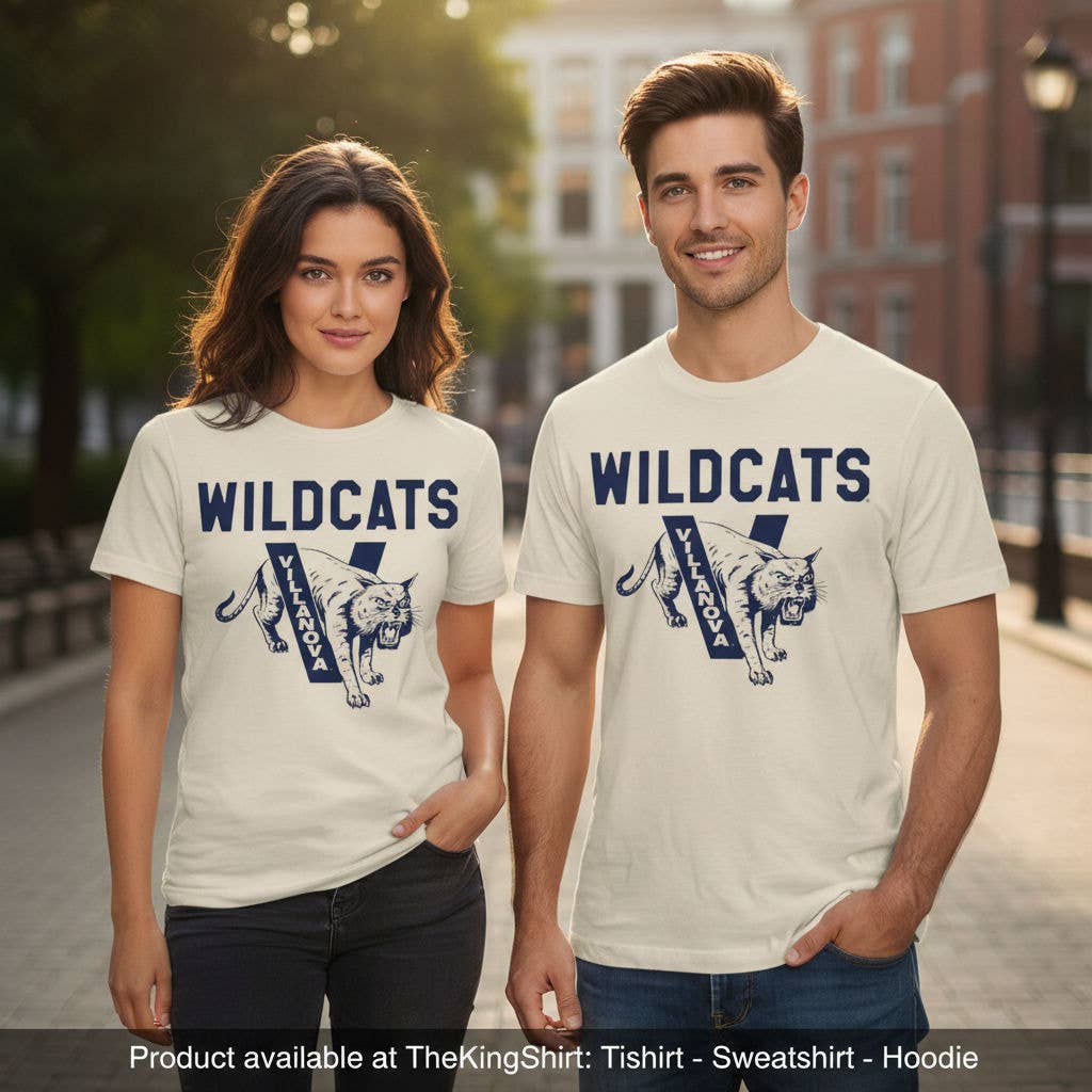 Wildcats Retro Mascot Vintage T-Shirt Unisex T-shirt, Sweatshirt, Hoodie, Long Sleeve Tee - T-Shirt, Sweatshirt, Hoodie