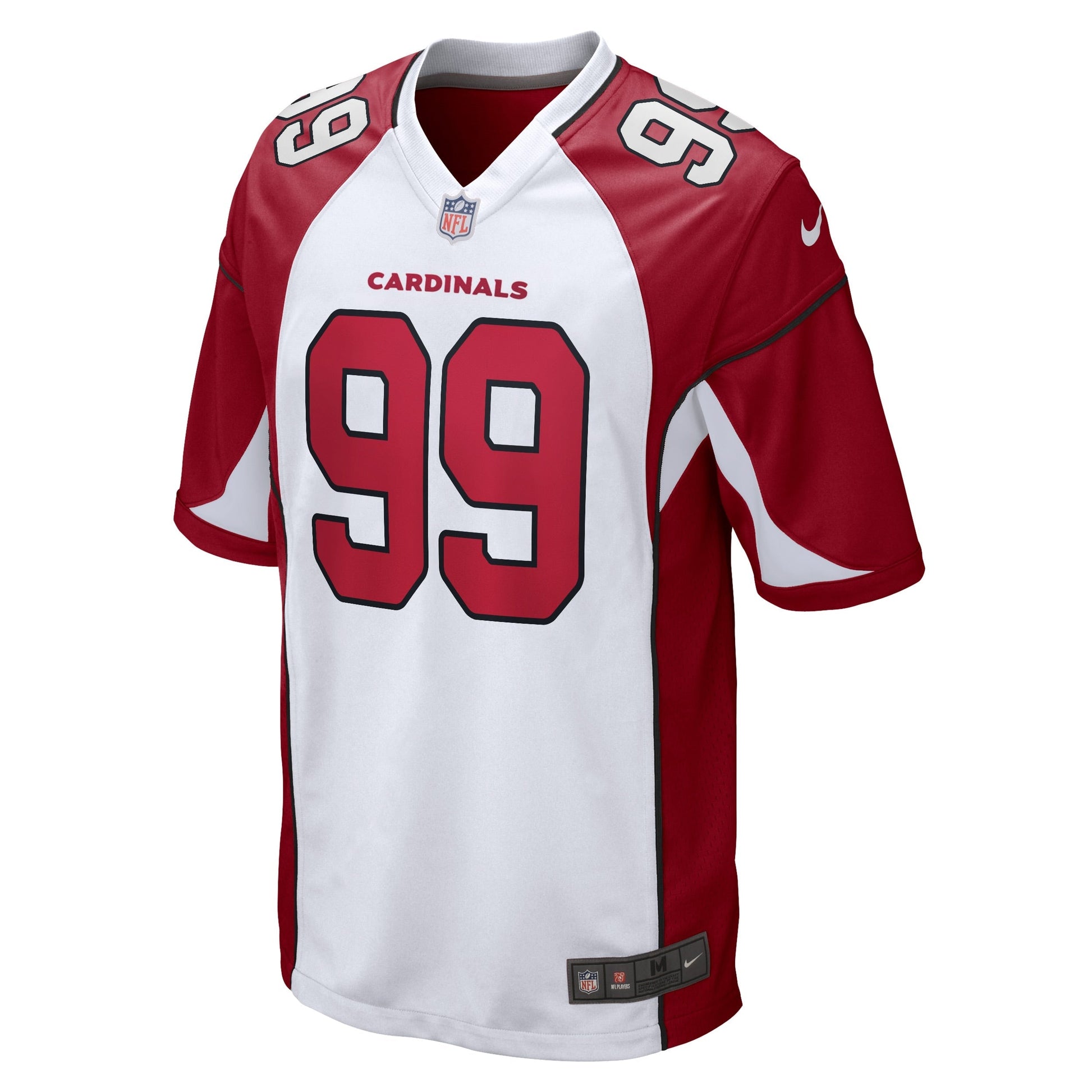 J.J. Watt Arizona Cardinals Game Jersey - White football jersey product view 2