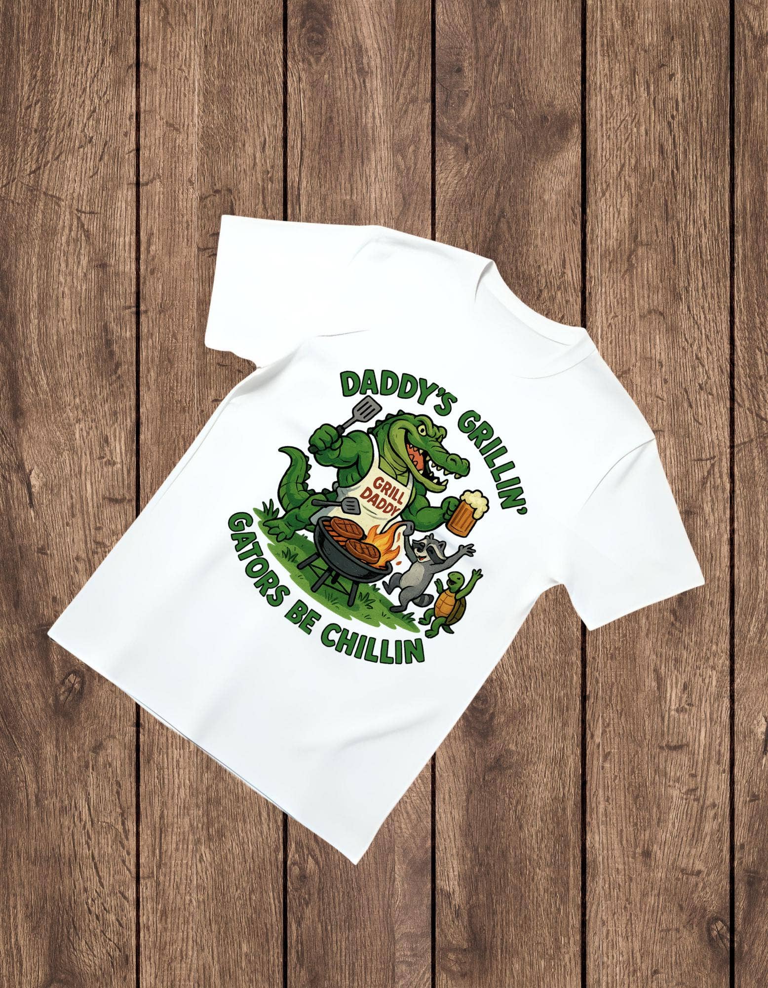 Grill Daddy Gator Bbq Funny Dad Gift, Southern Cookout Humor Unisex T-shirt, Sweatshirt, Hoodie, Long Sleeve Tee - T-Shirt, Sweatshirt, Hoodie