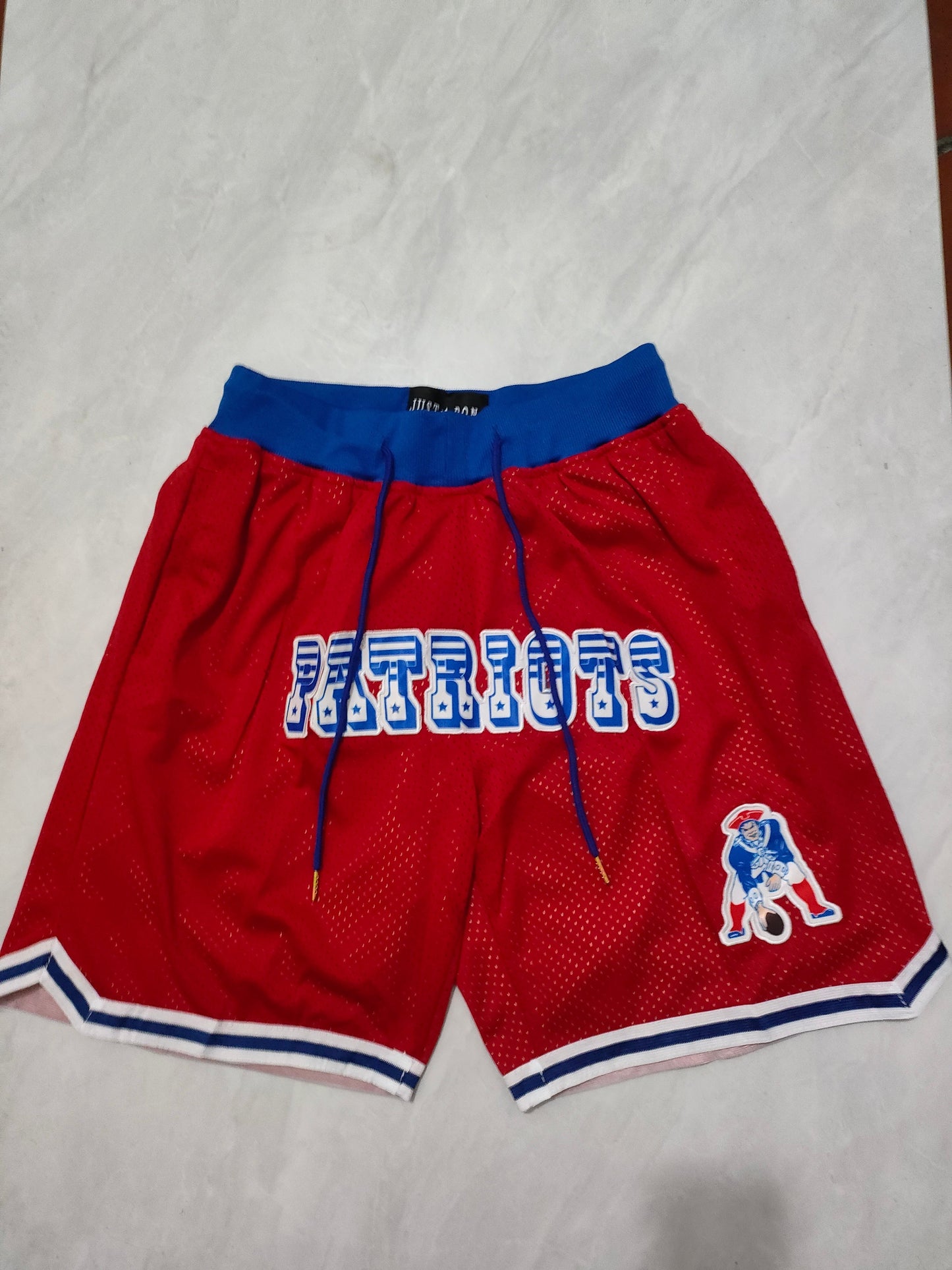 JUST DON New England Patriots Pocket Shorts football jersey product view 1